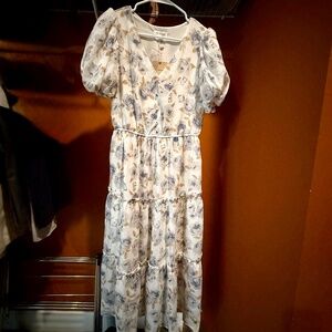Blue Pepper Long Floral Dress